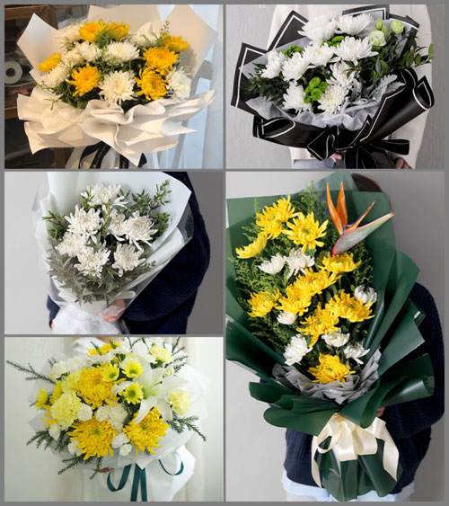 安徽蚌埠市怀远县龙亢镇西园村白事花束代送
